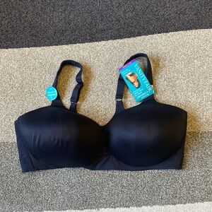 Vanity Fair Women's Black Full Coverage Bra New